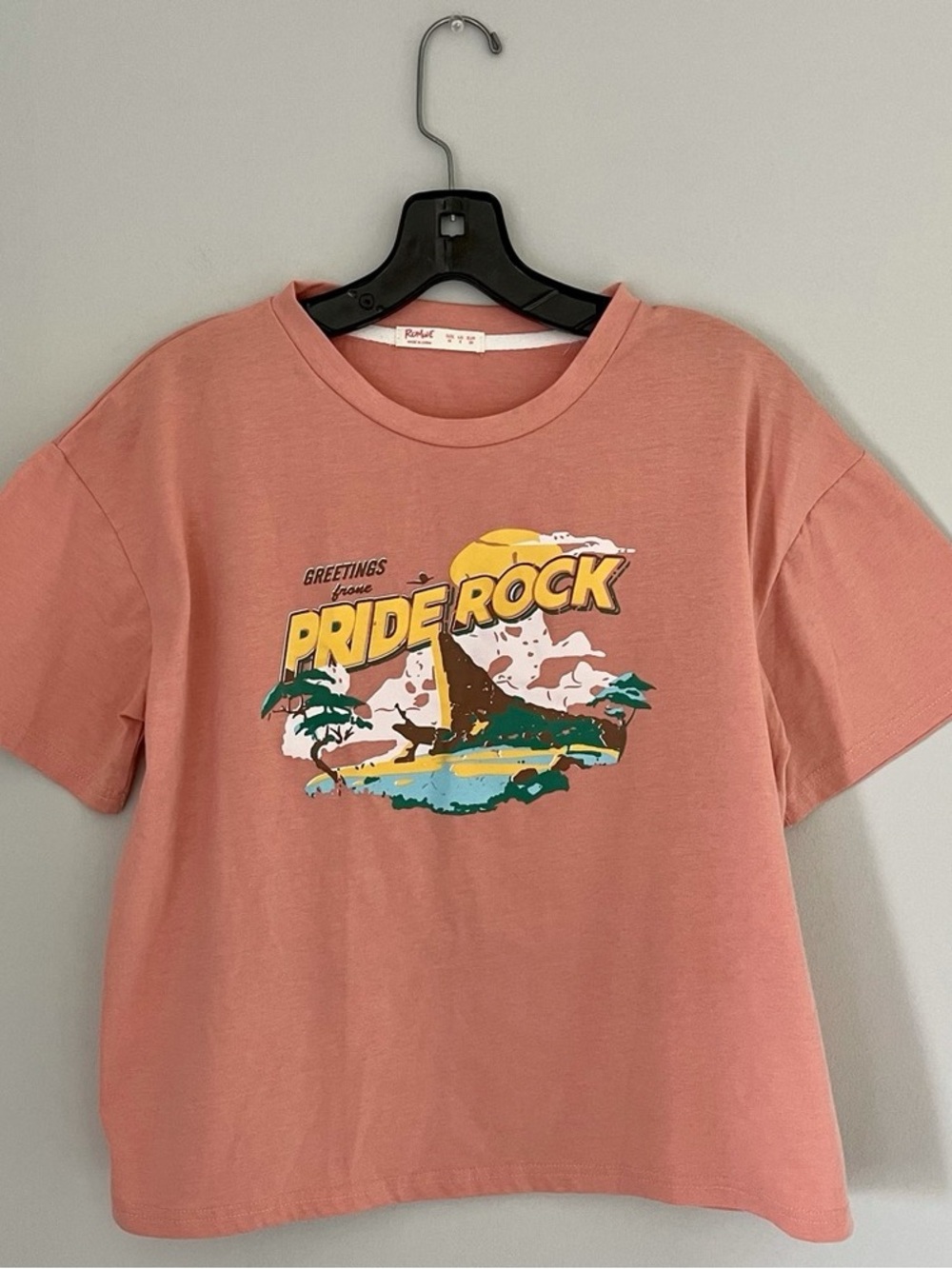 Ruche Rose Pink 'Pride Rock' Graphic Short Sleeve Tee